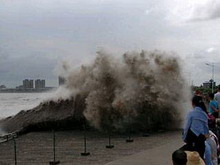 юго-восток китая атаковал тайфун  моракот 